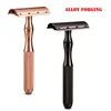 New Shaver Adjustable Safety Razor Barber Tools Double Edge Stainless Steel Classic Mens Women Mild Hair Removal Shaver Razor 5