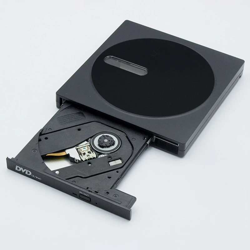 1 PCS USB 3.0 Type C External CD DVD RW Optical Drive Black Plastic DVD Burner Drive For Laptop External CD Player