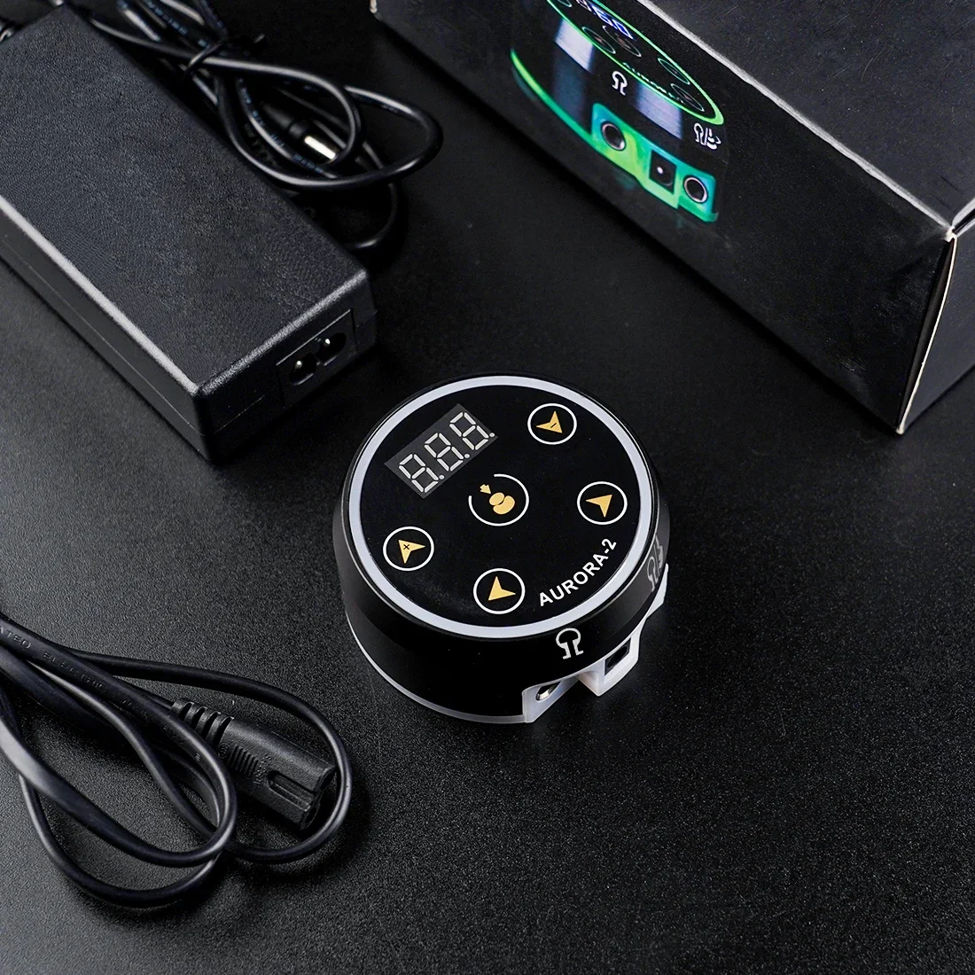 Aurora-2 Tattoo Power Supply Adaptor Daul Mode Switching Mini Touchpad LED Display For Tattoo Supplies