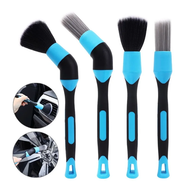 Car Interior Cleaning Brush Tyre Clean Brush Air Conditioner Air Outlet Cleaning Elbow Sweeping Tools