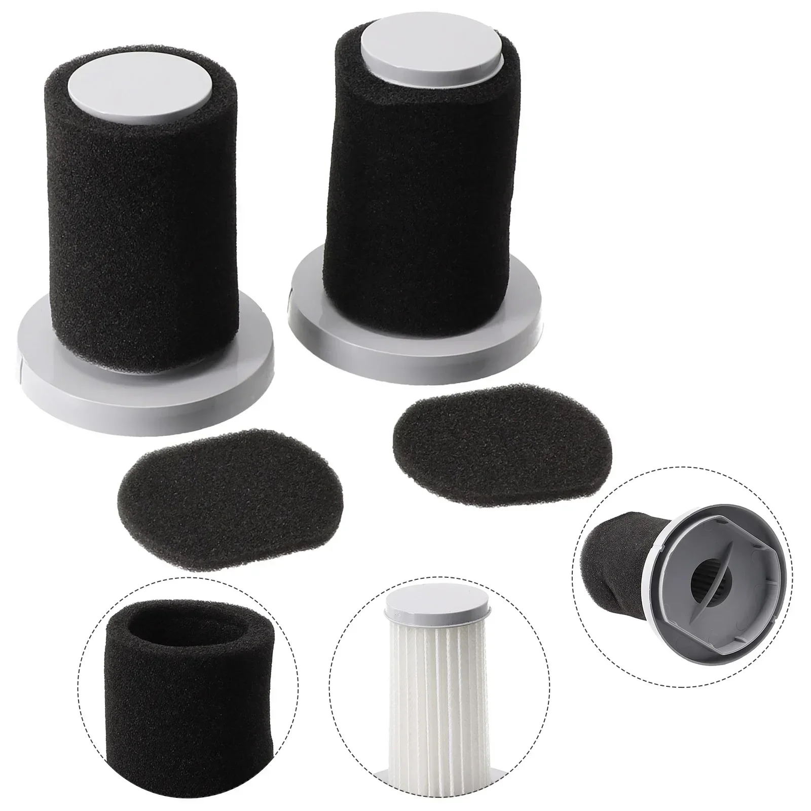 Filters Elements/sponge Covers/sponges Deerma DX700 DX700S Household Appliances Vacuum Cleaner Accessories 6pcs