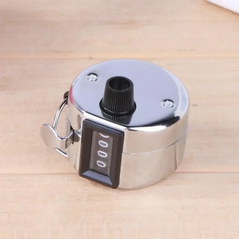 Clicker 4 Digit Number Counters Plastic Shell Hand Finger Display Manual Counting Tally Clicker Timer Soccer Golf Counter