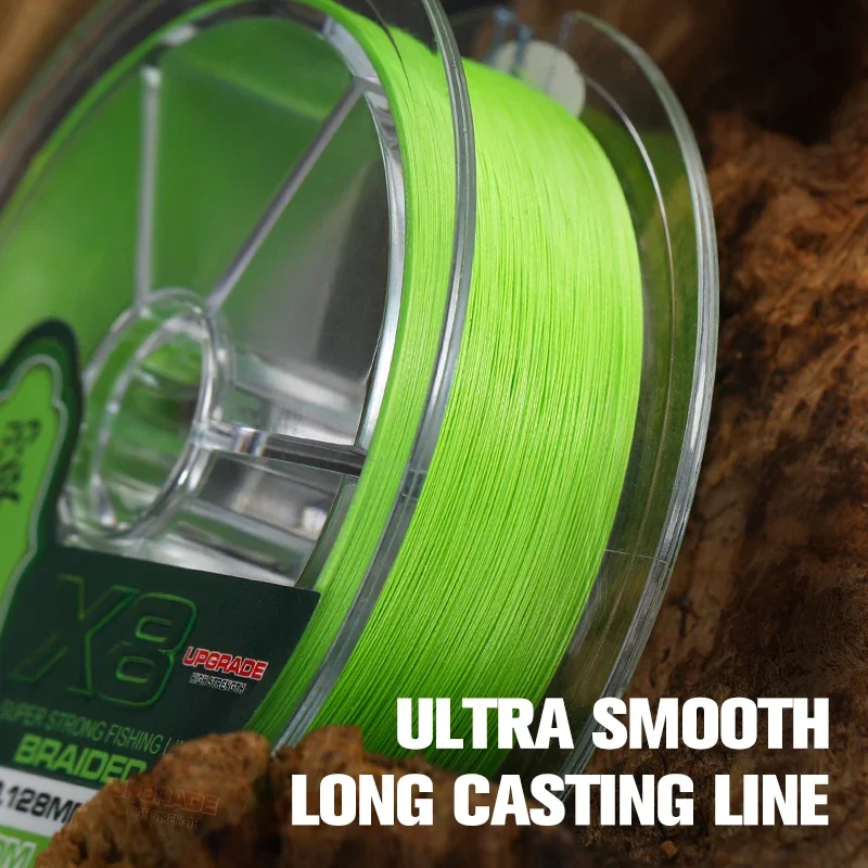 TSURINOYA 300M 150M 100M 8 Weaves PE Fishing Line H8 Ultra-long Casting 8 Strand Braided Smooth Multifilament Line 14-50LB 4
