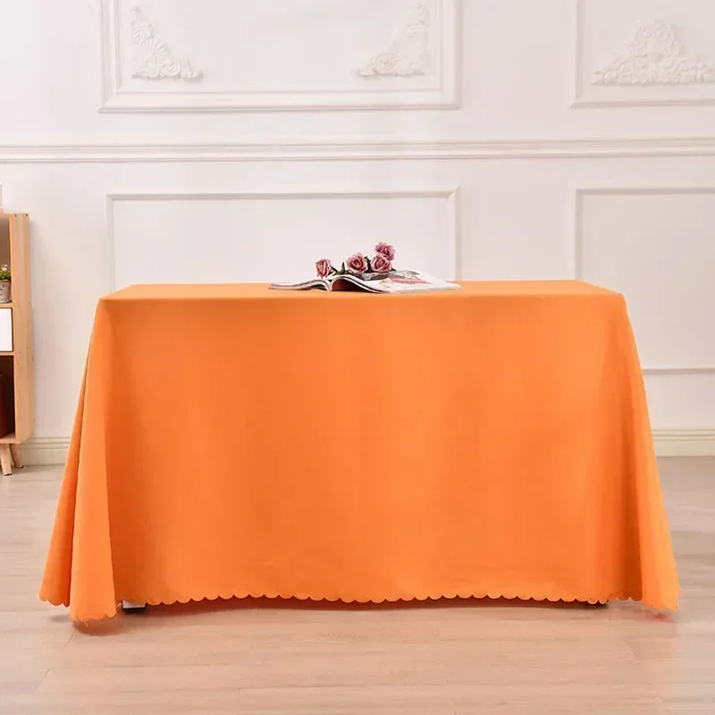 

Hotel Tablecloth Show Sign Up for ad campaign Monochrome Conference desk covers black