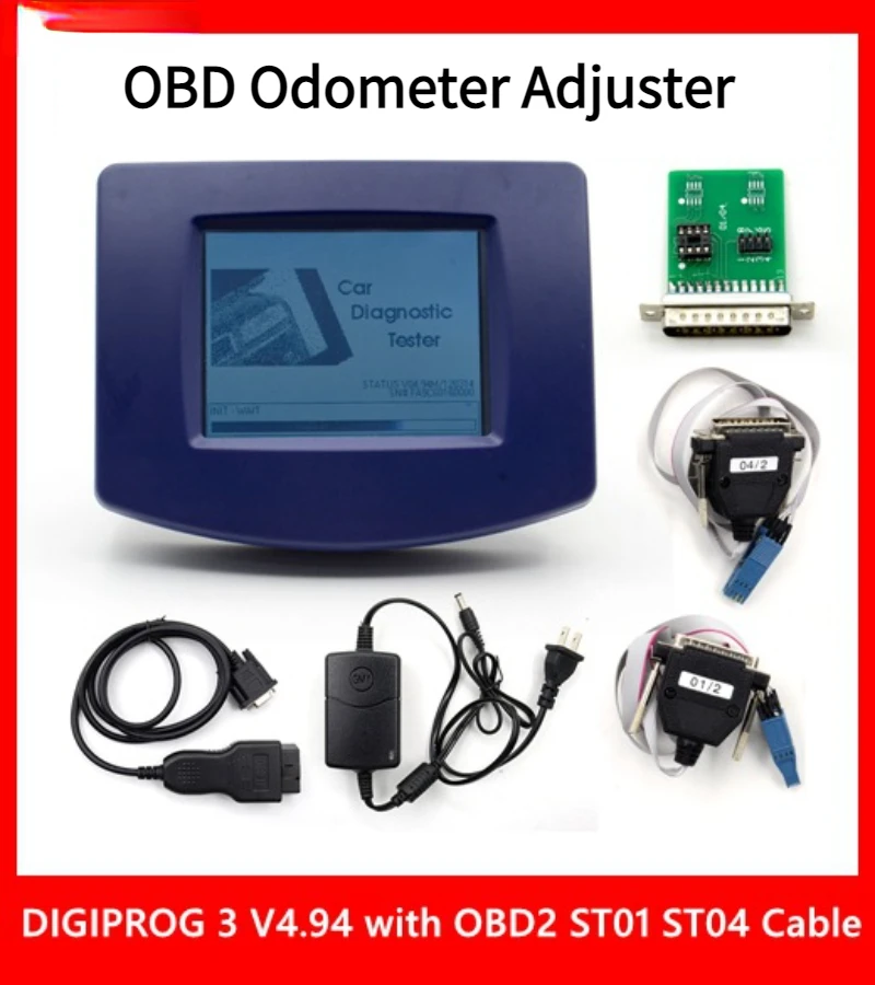 

Newest Digiprog3 Full Set Digiprog 3 OBD2 Version DigiprogIII V4.94 Mileage Digiprog3 OBD FT232BL&93C46 DIGIPROG Full Set Cables