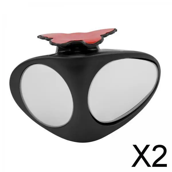 

2x360 Rotatable 2 Side Car Blind Convex Rear View Parking Mirror Right