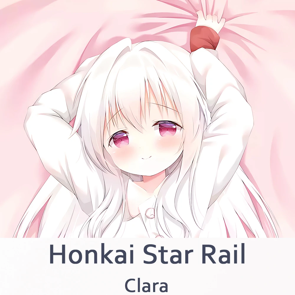 

Honkai Star Rail Clara Dakimakura 2WAY Hugging Body Pillow Case Anime Otaku Pillow Cushion Cover Xmas Gifts