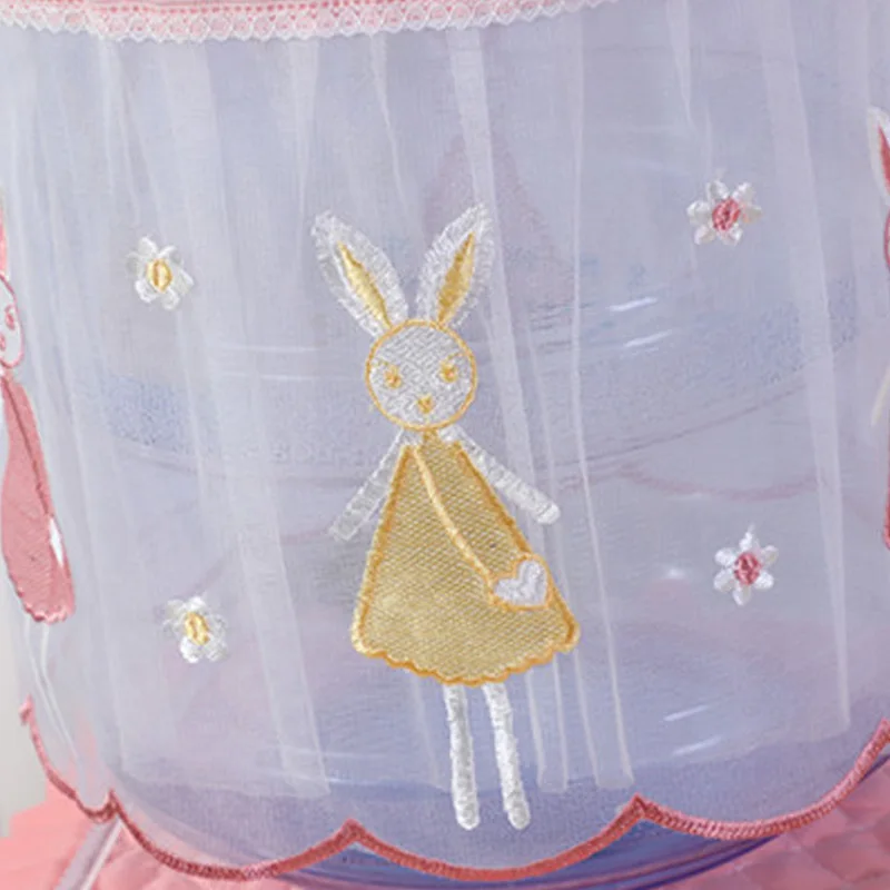 1Set Lace Embroidery Transparent Cloth Opening Reusable Kitchen Household Water Dispenser Cover Water Dispenser Dust Cover