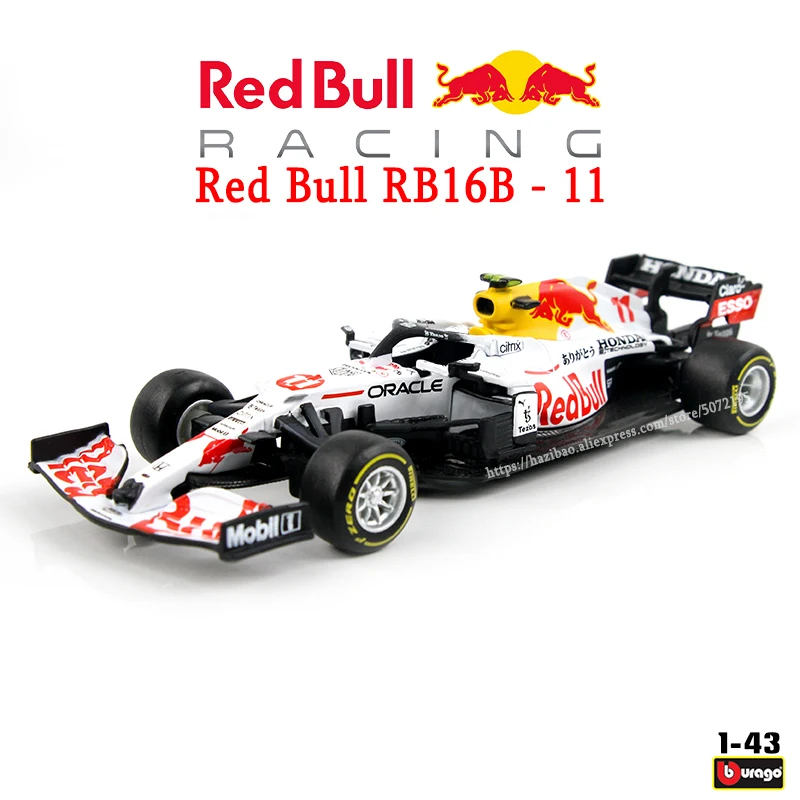 ブラーゴ-メタルビルディングブロック,1:43 f1レッドブルチーム,rb16b 