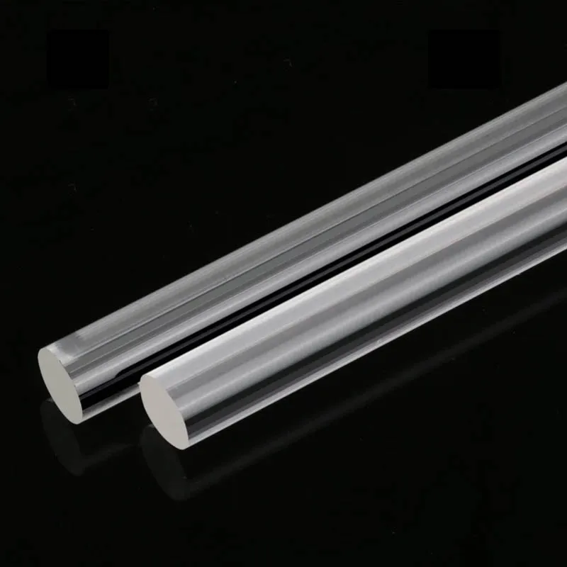 2Pcs Length 500mm Transparent Plexiglass Rod Solid Acrylic Rod  Dia.6/8/10/12/15/18/20/25-100mm Cylindrical Barrel Guidance Light -  AliExpress