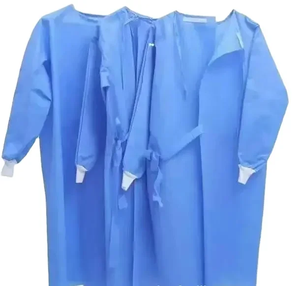 Cheap  lab clothes medical clothing surgical medical patient workwear hospital gown disposable