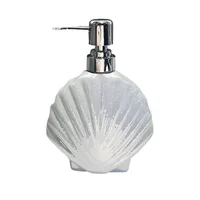 Creative เซรามิคเชลล์เจลทําความสะอาดมือขวดโรงแรมหรูอุปกรณ์ห้องน้ําแชมพูขวดโลชั่นเครื่องจ่ายสบู่ 6