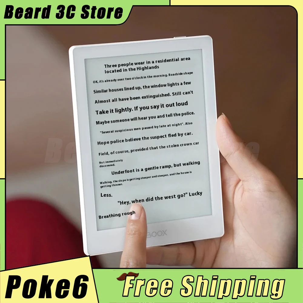 Onxy Boox Poke6 E-Book Reader Electronic Ink Screen 6inches Smart Eye Protection 300ppi Electronic Paper Ebook Reader