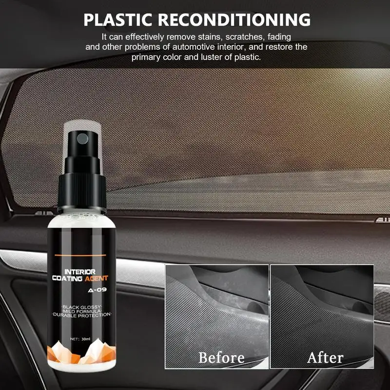 

Car Refurbishment Agent Auto Interior Leather Coating Spray Fast and Effective Refurbishment Tool for RVs SUVs Trucks Sedans