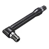 L type 1/4 hexagon screwdriver bit 90 ° double-end handle black 6.35mm wrench tool 6