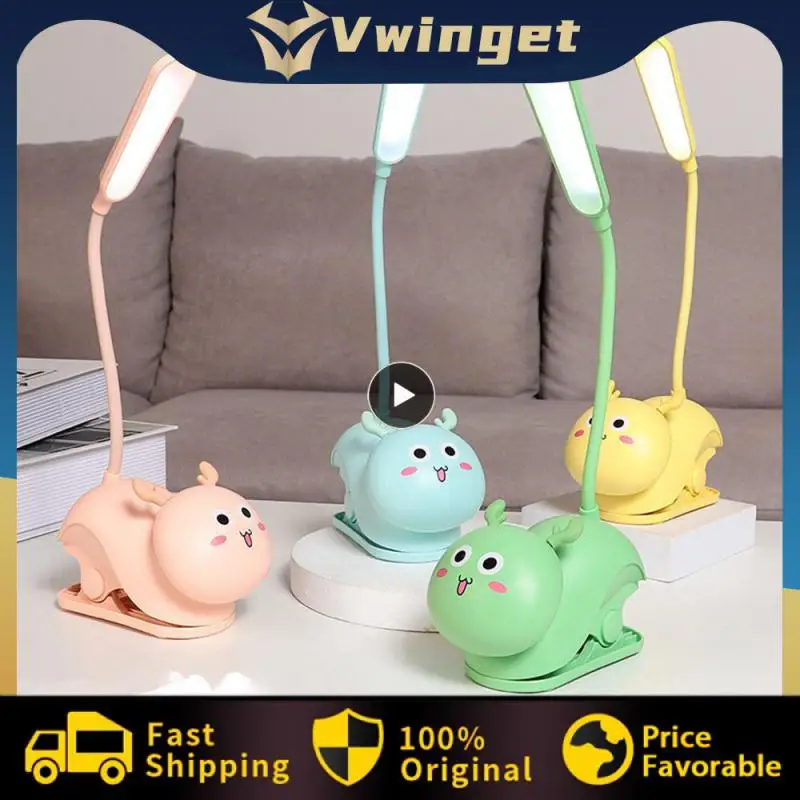 

1PCS Creative Cartoon Cute Pet Animal Cat Rabbut Deer USB Eye Table LED Night Protection Child Recharge Table Light Lamp Reading