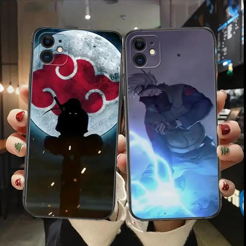 Naruto Ninja game Anime phone Case For IPhone 13 12 11 Pro Max Mini SE XR X XS  Max 8Plus 7plus 6 6S  New Shell Black phone Case