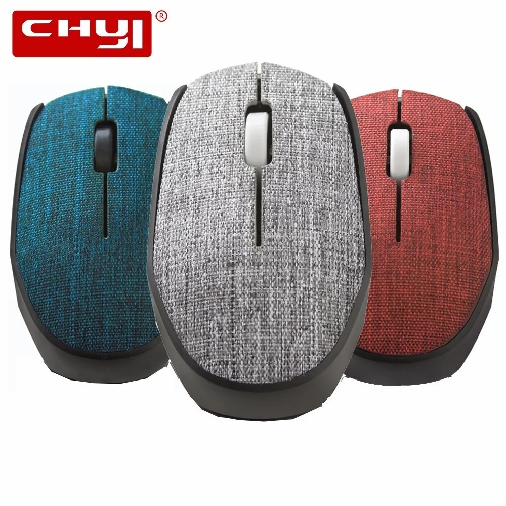 

CHYI Wireless Mouse Portable 2.4G Optical Ergonomic Nylon Fabric Mause Wireless 1600DPI Gaming Mice Gamer for Computer Desktop