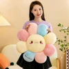 40cm Cute Colorful Flowers Plush Toy Chair Cushion Sofa Cushion Sleeping Pillow Flower Doll Send Friends Birthday Gift 3