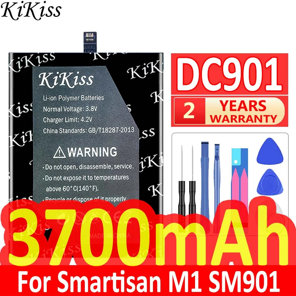 

Мощная батарея KiKiss 3700 мАч DC901 для Smartisan M1 SM901