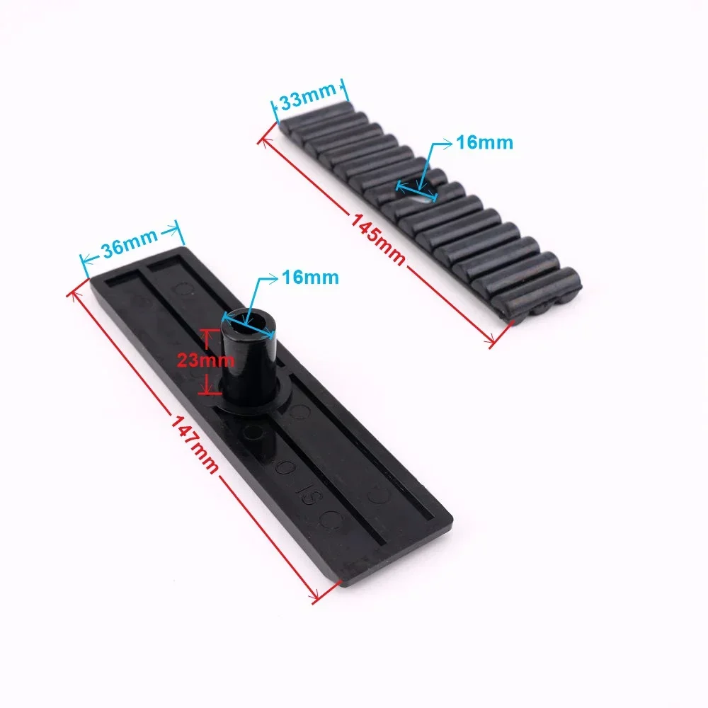 1PCS Elevator Shoe lining Applicable to O*IS Elevator length 145mm guide rail thickness 16mm One soft and one hard set