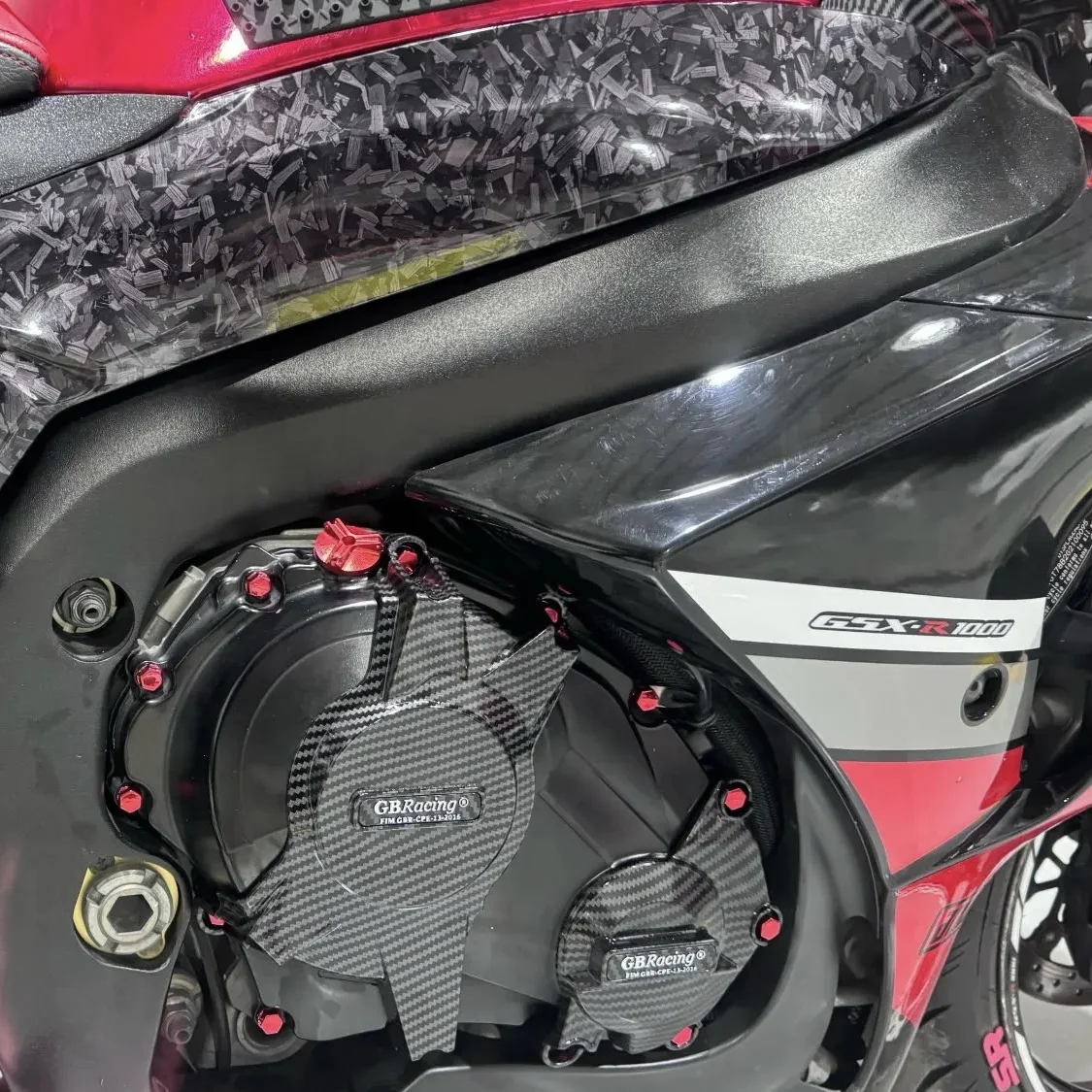 Motorcycles Engine Cover Protection case for SUZUKI GSXR1000 GSXR 1000 K9 & L0-L6 2009 -