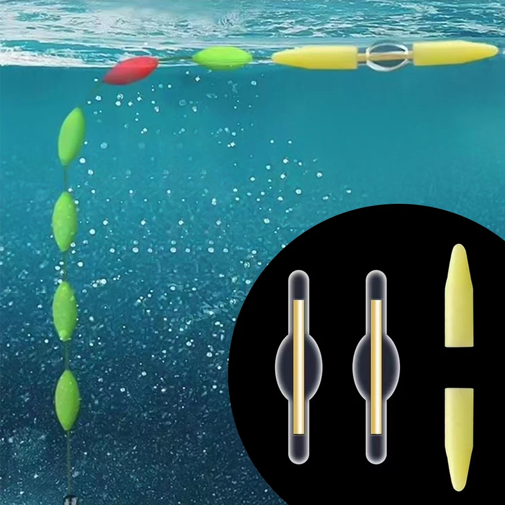 2Pcs/pack Slip Bobber Fishing Float Slip Cork Foam Float Strike Indicator for Fishing Rig Crappie Catfish Panfish Walleyes