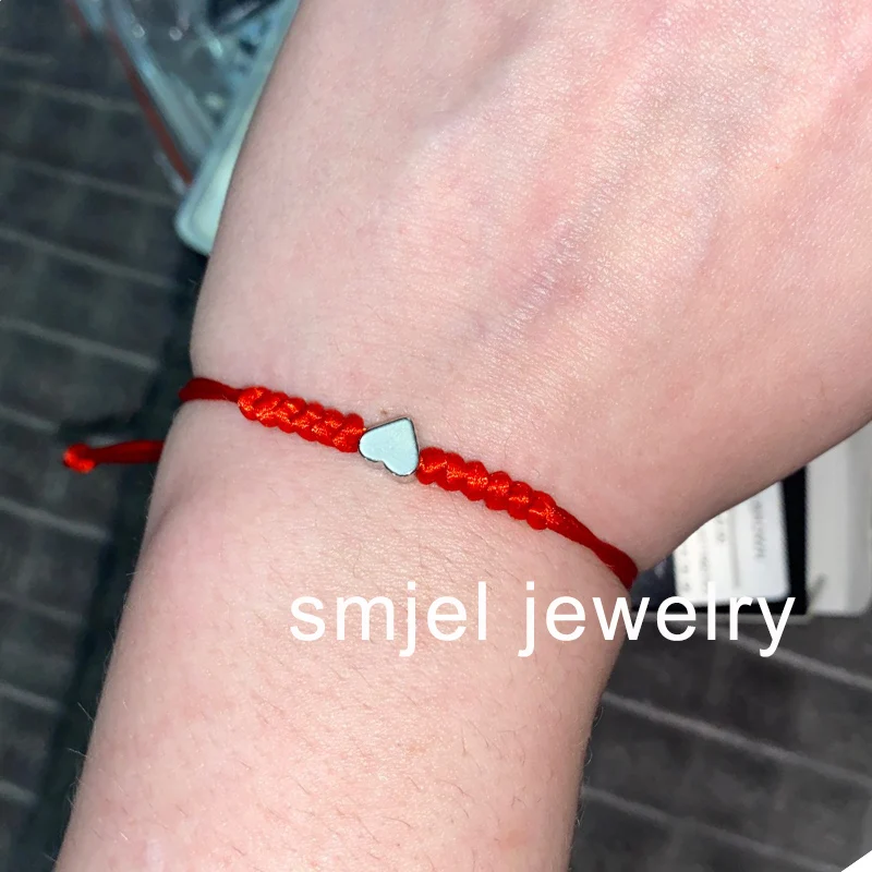 محظوظ التبتية الحب القلب سلسلة أساور للنساء الفتيا...