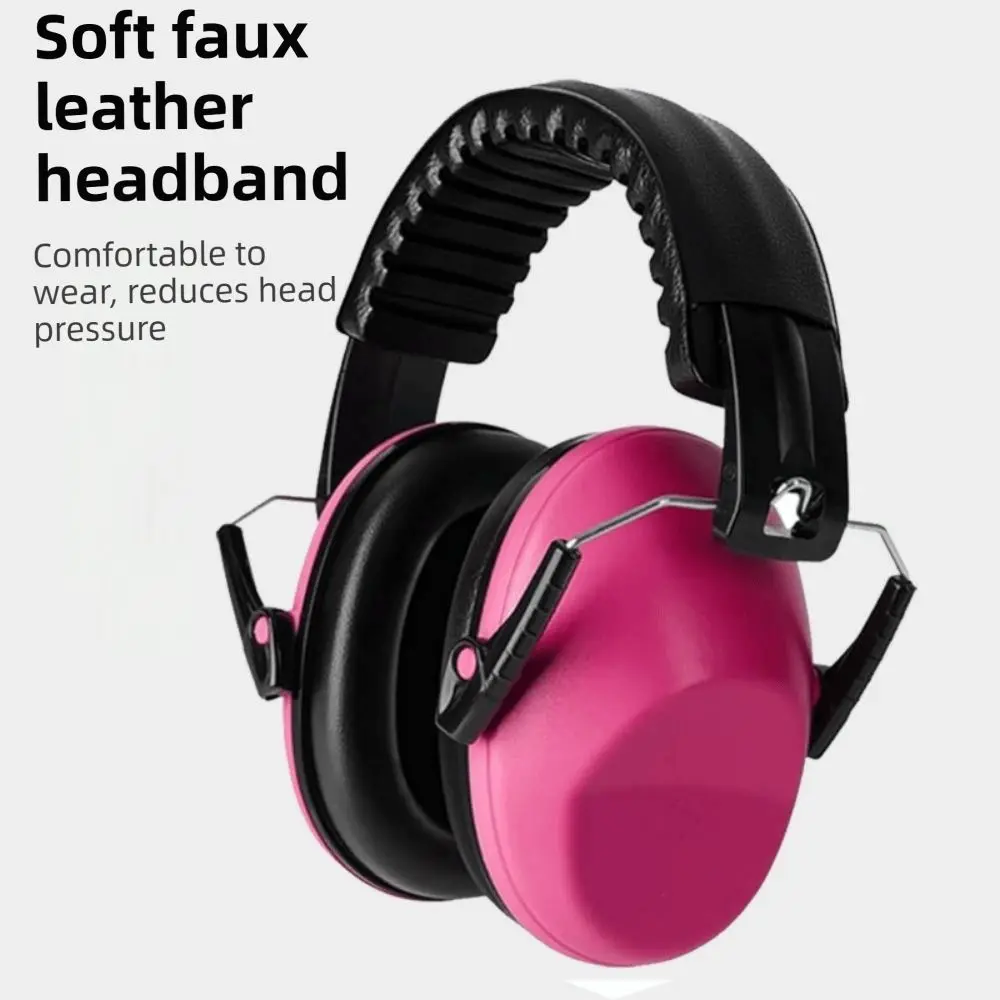 Cache-oreilles anti-bruit professionnel SNR 28dB déplié sur une surface, montrant les coussinets et l'arceau réglable