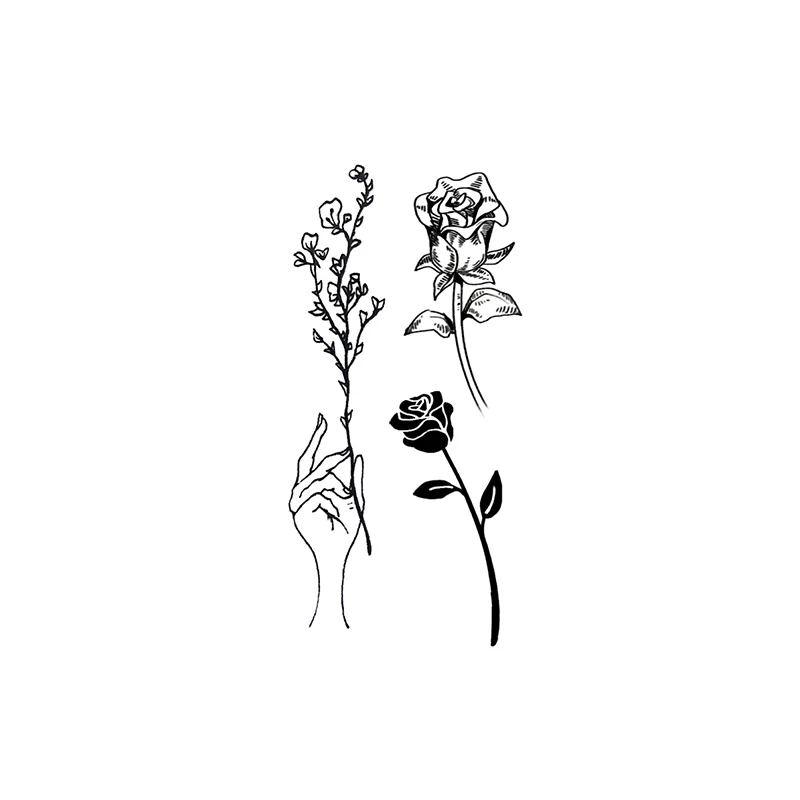 Рисунок 4 - Роза, простые цветы