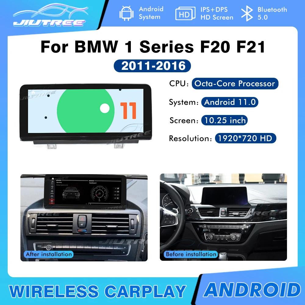 

For BMW 1 Series F20 F21 F87 2 Series F23 2011-2016 10.25" Android 11 GPS Navigation Auto Car Radio GPS Stereo Carplay 4G LTE