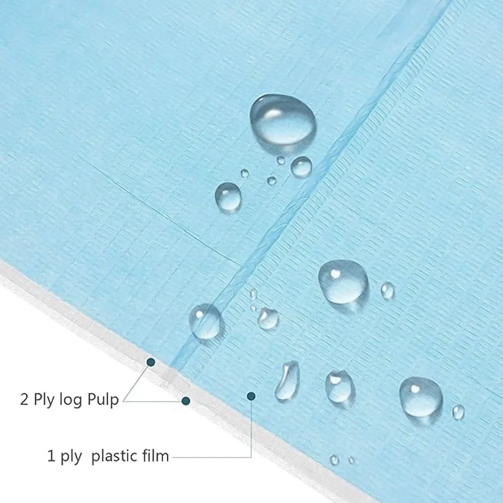 30 Pcs Adult Washable Bibs Rice Pocket The Elderly Portable Waterproof Feeding Lunch Food Elders Disposable Aged For seniors - 5