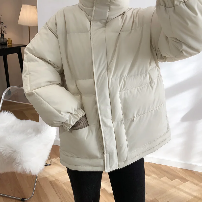 2021 Women Winter Coat Long Sleeve Turn Down Collar Women Warm Jacket Coat Tops High Quality Casaco Feminino Women Thick Coat womens parka