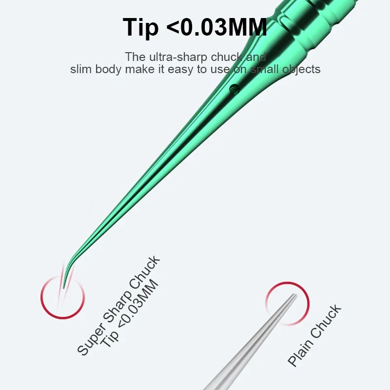 Best BST-Y20 BST-Y21 BST-Y22 BST-Y23 Titanium Alloy Precision Tweezers Mainboard Chip IC BGA Flying Wire Clamp Repair Tweezer precision tweezers phone repair tweezers