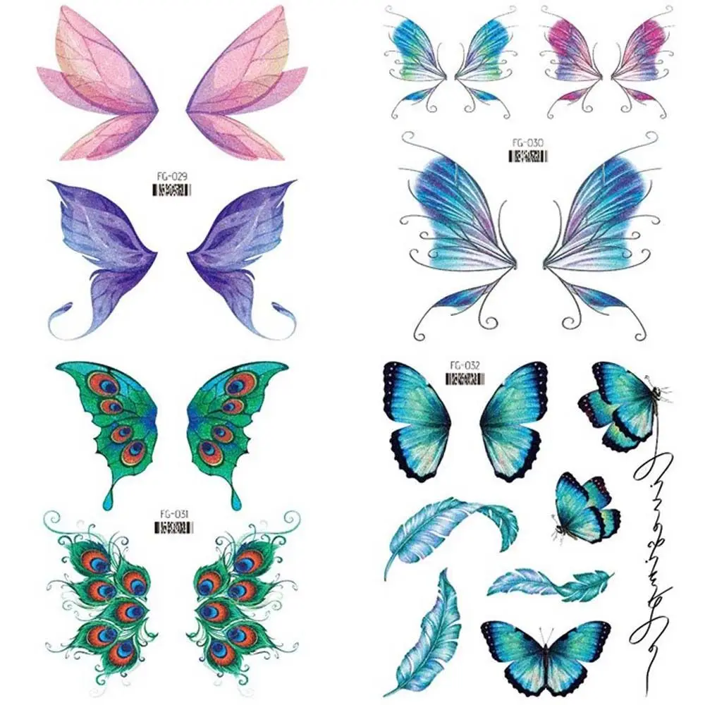 

Neck Glitter Butterfly Thigh Face Wings Fake Tattoo Temporary Tattoos Flowers Tattoo Stickers Butterfly Tattoo Stickers