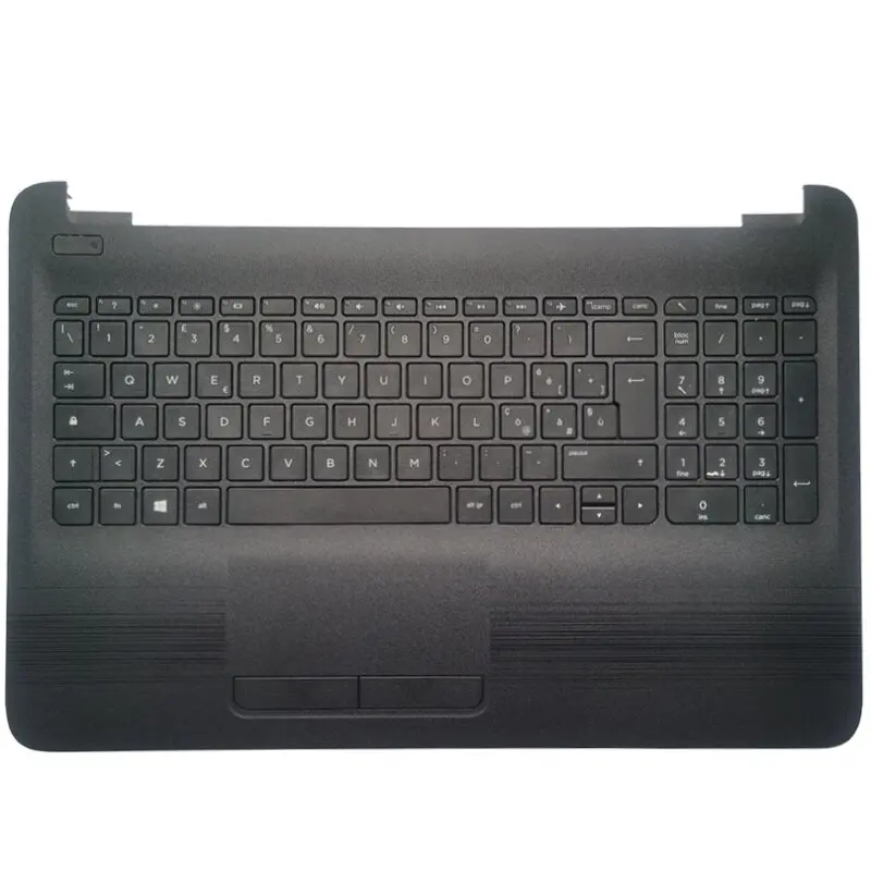 Teclado com Palmrest Upper Cover Espanhol Itália Reino Unido Alemão Eua Novo Tpn-c125 Tpn-c126 15-ac 15-ay 15-af 15-ba 250 g4 g5 - Imagem 6