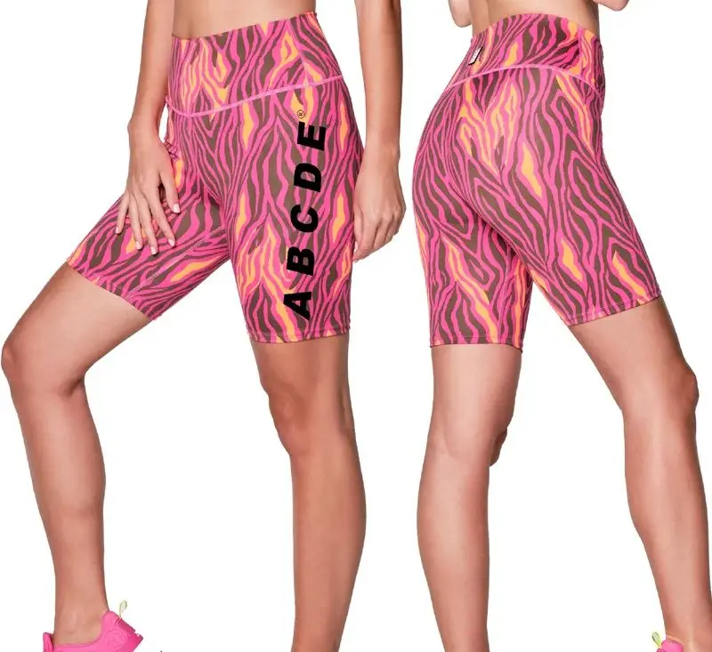 

ABCDE Yoga Dancing Quick-Dry Stretch Tight Mid-Pants Shorts p0224