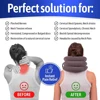 Cervical Neck Traction Device,Relief for Chronic Neck & Shoulder Alignment Pain,Inflatable Neck Stretcher Collar for Home Relief 4