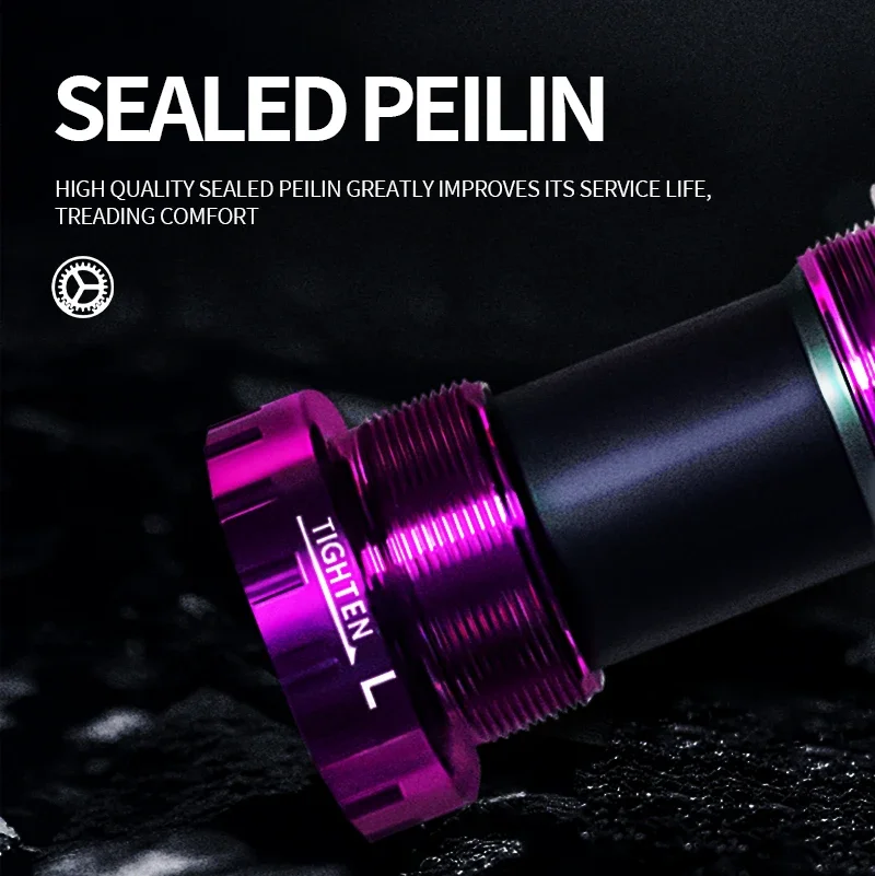 Bicycle Bottom Brackets Adapter TANKE-BB68 BB92-73mm Bicycle Crank Middle Axle Type MTB Road Bike Central Axis 1.37/24mm Sealed Peilin