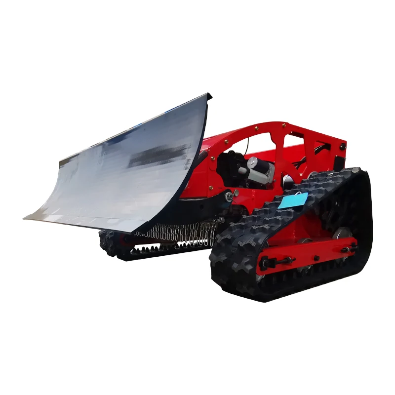 

Free Shipping Gas Robot Remote Control Electric Lawn Mower For Farm Garden Use With Snow Blower Thrower Plow