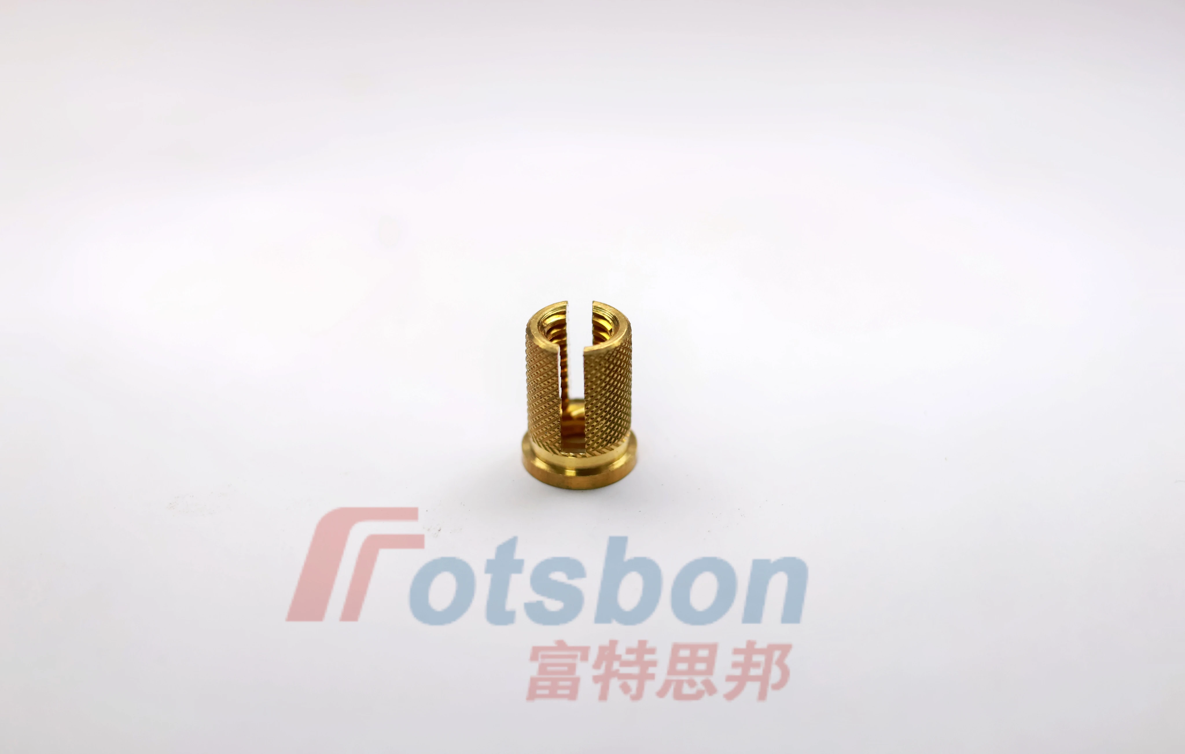 

Knurled Copper Inserts PFLB/PFLA-M4-1/2Press-In Threaded Brass Nuts Flange-Head Hot Melt Press Injection Molding