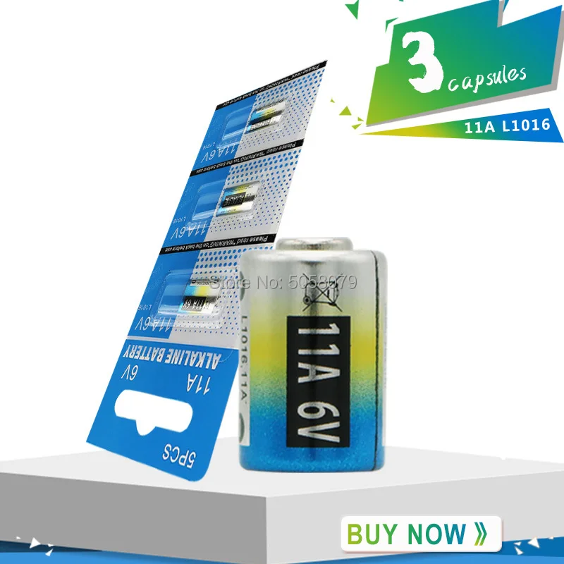 3pcs 11A 6V alkaline battery car remote control battery L1016 Anti-theft alarm system