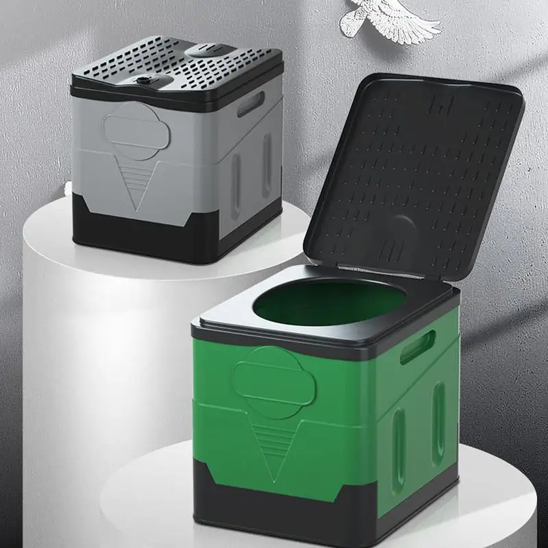 Adult 20L Leakproof Portable Potty With Lid 2