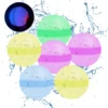 Reusable Water Balloons, Self Sealing & Quick Fill Water Balls with LED Light, Summer Pool Beach Water Toys for Kids Adults 1
