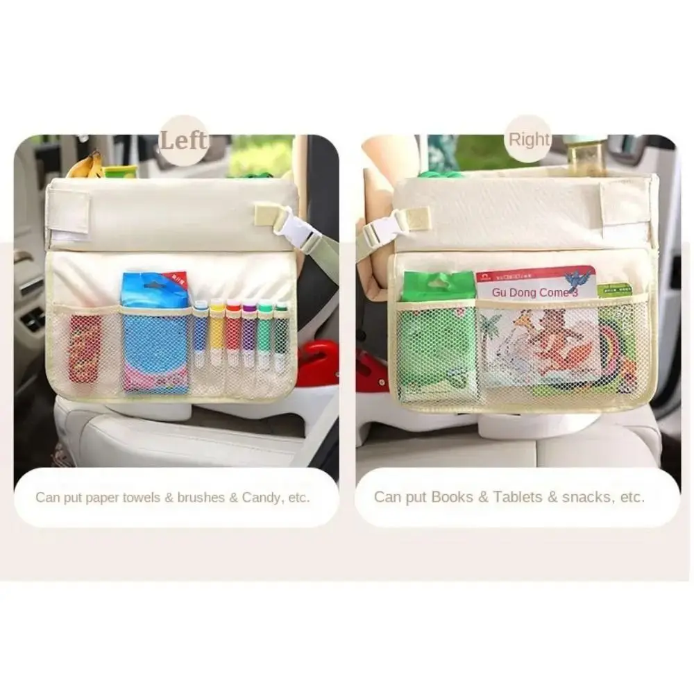 Waterproof Cartoon Baby Car Seat Tray Rabbit Bear Kids Toy Holder Desk Dining Tray Ox Cloth Car Tray Table Car Storage Organizer