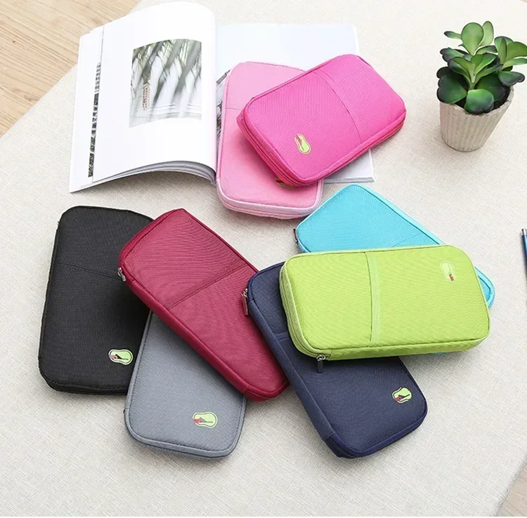 Waterproof Travel Document bag-Passport Wallet with ID/Credit Card Slots Family Ticket Storage Bag for Essentials Трымальнік카드 팩