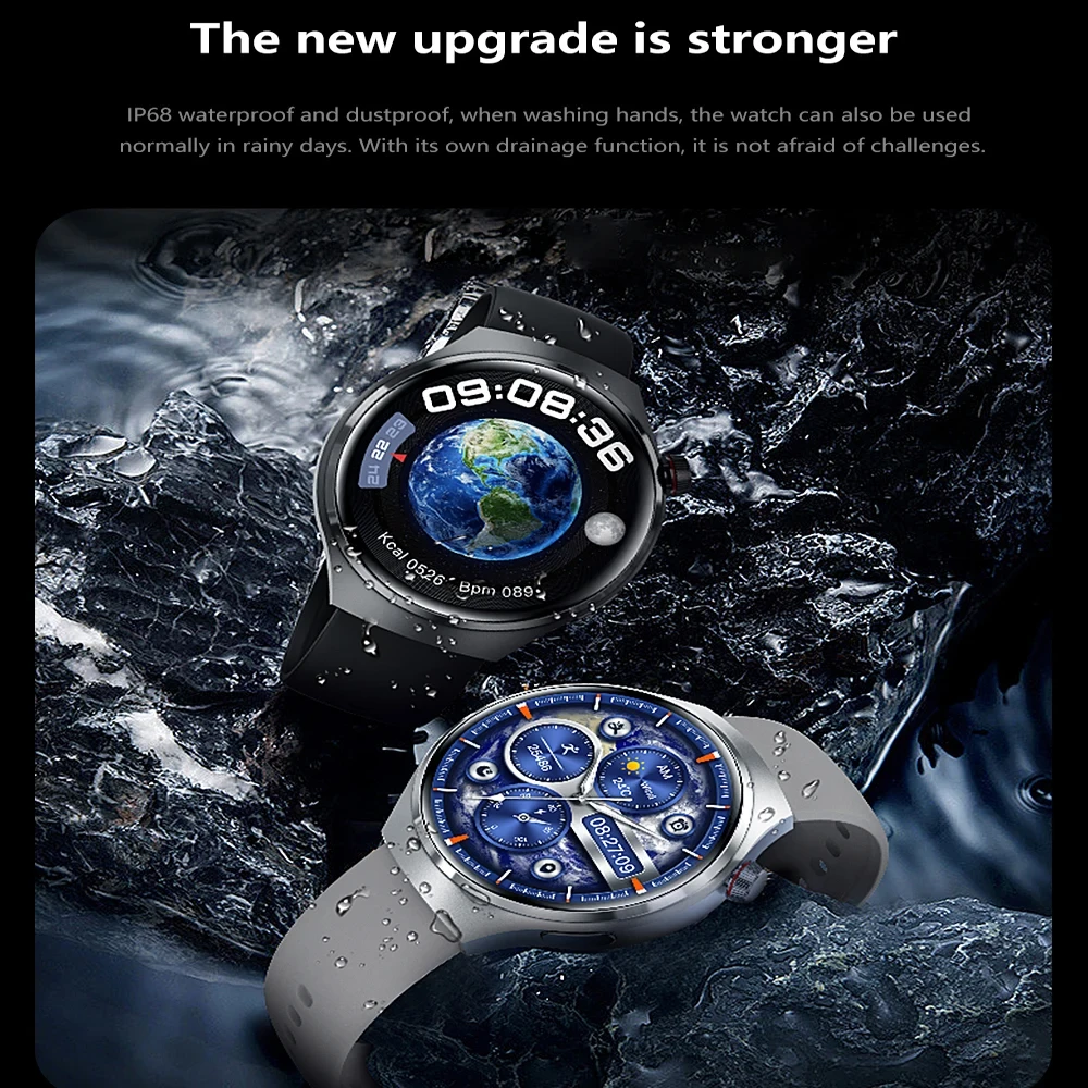 Ʈ ġ GT4 PRO  NFC GPS , AMOLED 360*360 ȭ ȭ ɹڼ  ȭ Ʈ ġ, IP68