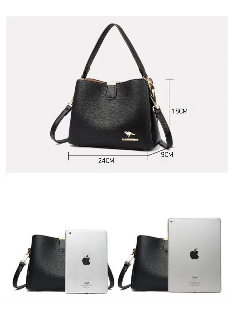 Luxury Designer High Quality Soft Leather Women's Handbag Wallet Multi functional Fashion Women Shoulder Messenger Bag Trend Bag