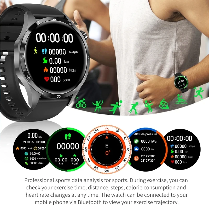 ȭ GT4  AMOLED ũ  ȭ  GPS Ʈ ġ, NFC IP68  ɹڼ  Ʈġ, 2024 ǰ