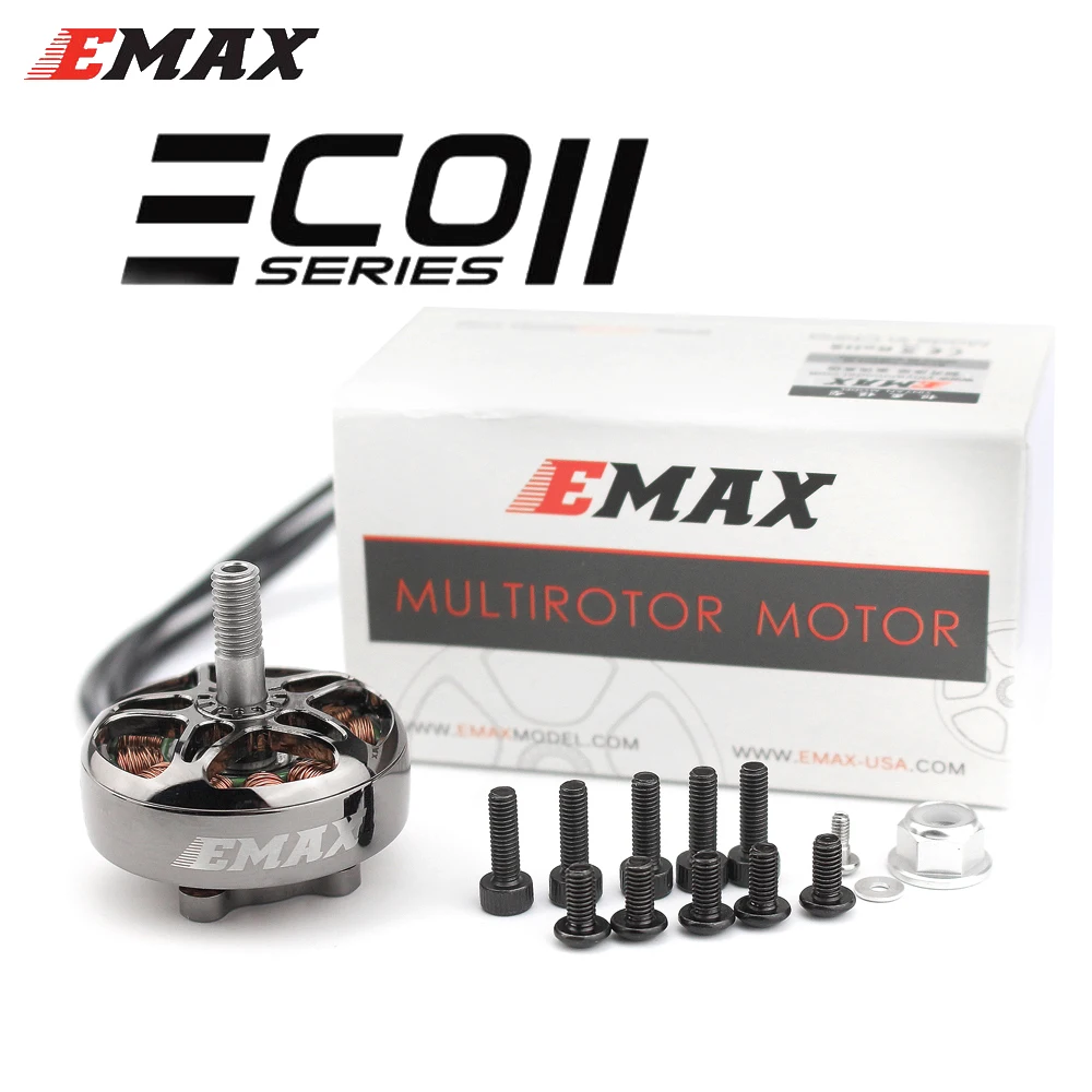 

EMAX ECOII 2807 1300KV 6S/1500KV 5S/1700KV 4S Brushless CW CCW power Motor for FPV 5-8inch Racing RC Drone